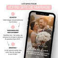 Charger l'image dans la visionneuse de la galerie, Etapes pour une invitation digitale mariage avec Canva.