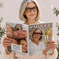 Magazine Personnalisé Anniversaire 70 ans | Modèle Canva