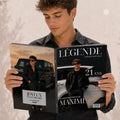 Magazine Personnalisé Anniversaire Homme | Modèle Canva à personnaliser