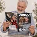 Magazine Personnalisé Papy | Modèle Canva à personnaliser