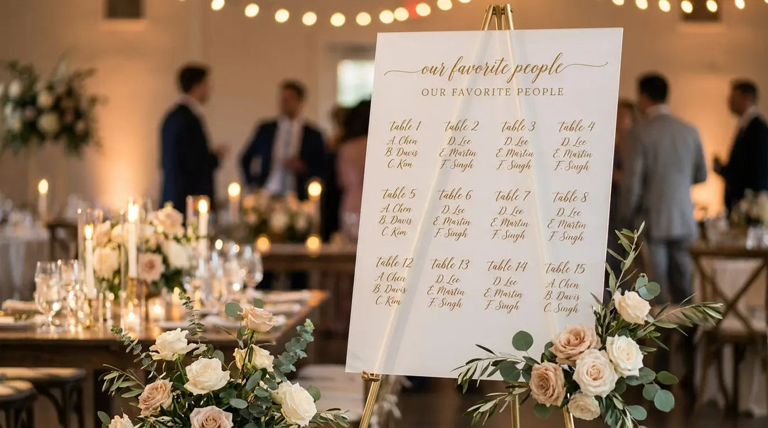 plan de table mariage