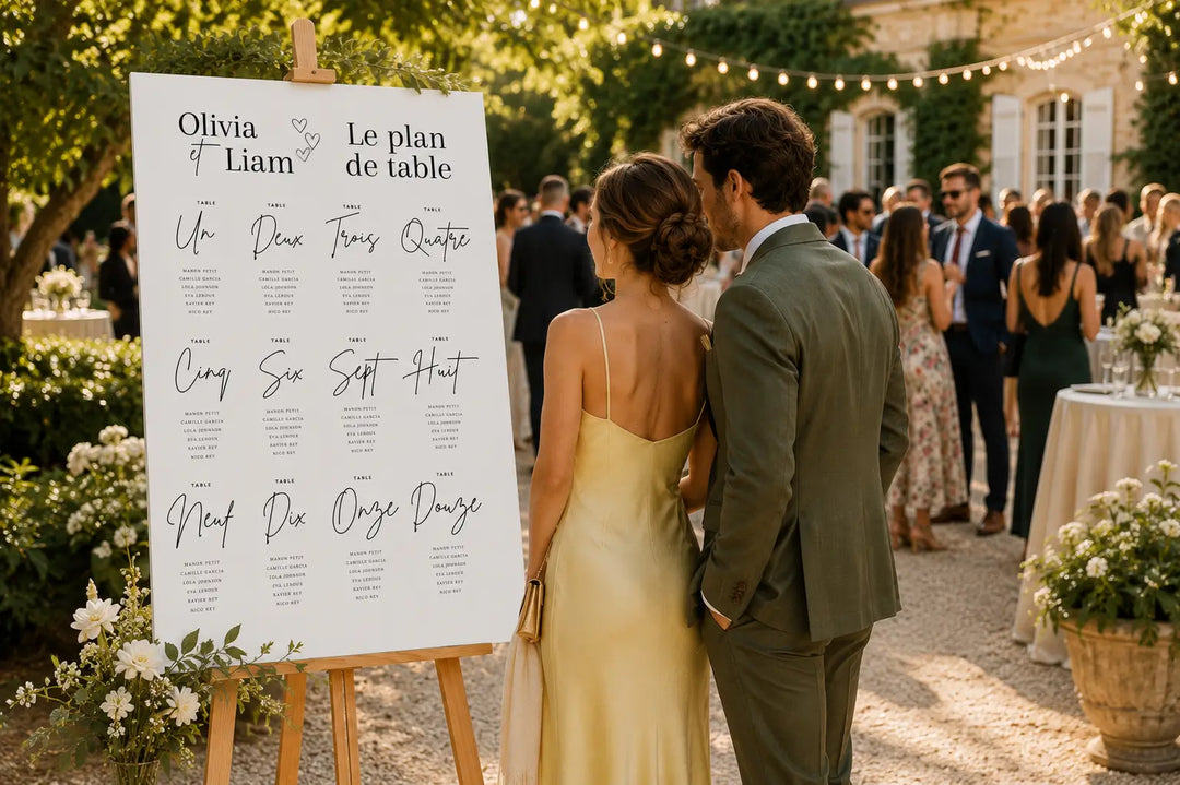Réussir votre plan de table mariage sans aucun stress
