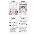 Charger l'image dans la visionneuse de la galerie, Gazette de baptême 4 pages personnalisable pour deux enfants avec jeux, portraits et messages des parents
