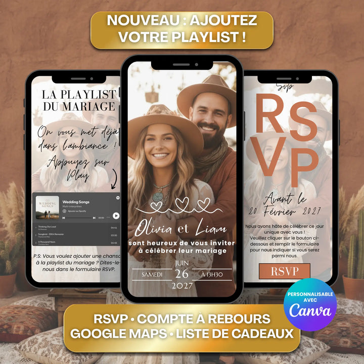 Visuel montrant 3 vues d&