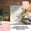Charger l'image dans la visionneuse de la galerie, Jeu des 12 mois mariage : règles du jeu imprimables en formats A4, A5 et A6, modèle personnalisable à télécharger et imprimer facilement
