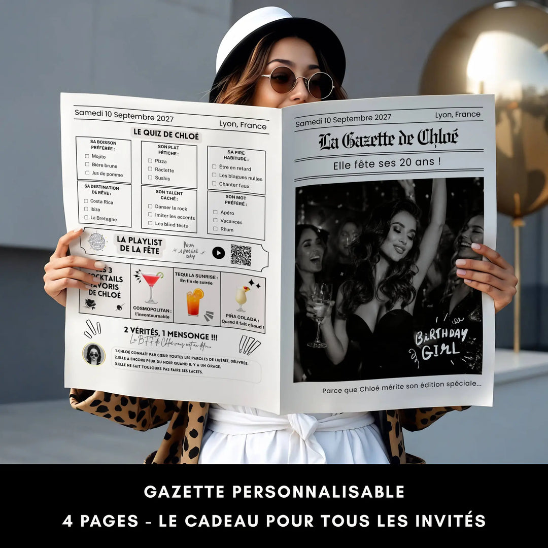 Gazette personnalisée d&