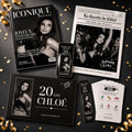 Kit anniversaire 20 ans personnalisable : magazine, gazette, livre d'or, invitation