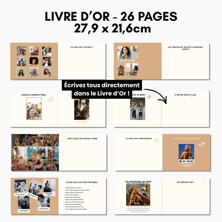 Pages intérieures du livre d&