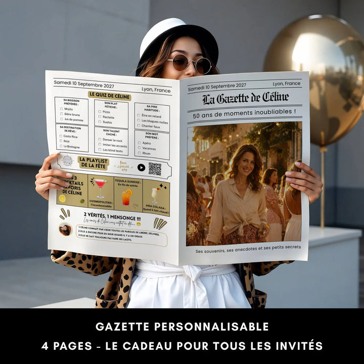 Kit Anniversaire 50 ans | Modèles Canva à personnaliser
