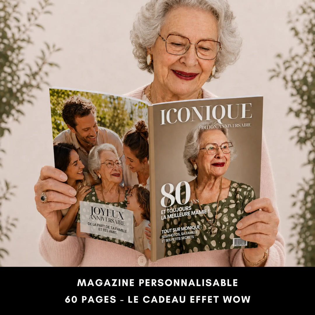 Kit Anniversaire 80 ans | Modèles Canva à personnaliser