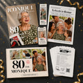 Kit Anniversaire 80 ans | Modèles Canva à personnaliser