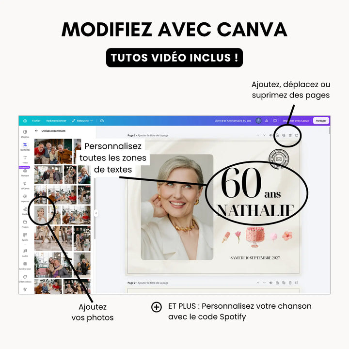 Personnaliser le livre d&