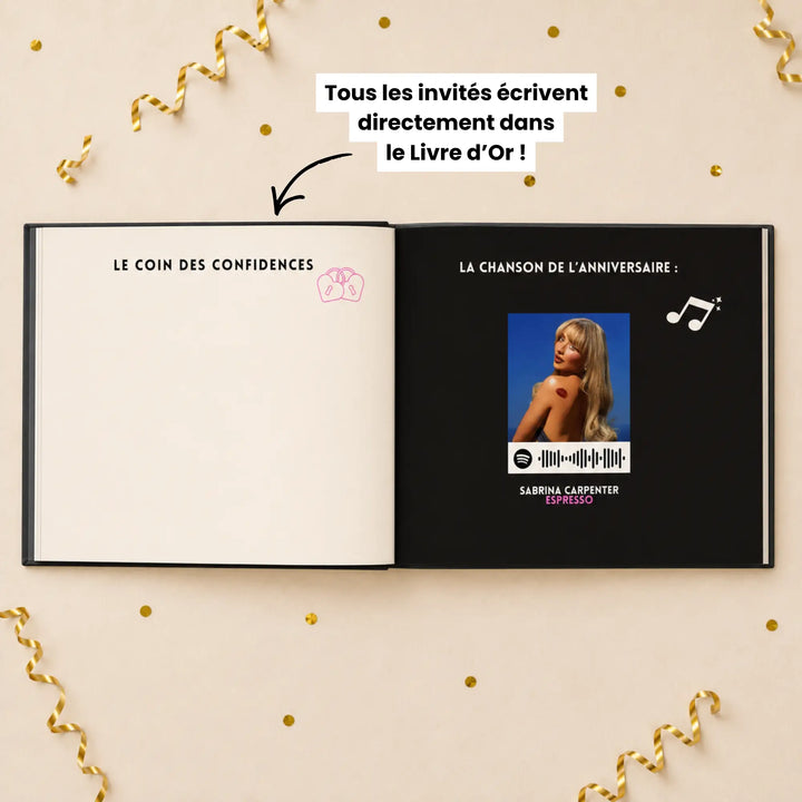 Page coin des confidences et chanson de l&