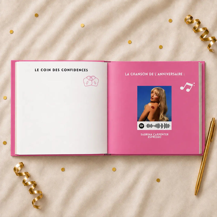 Page coin des confidences et chanson de l&