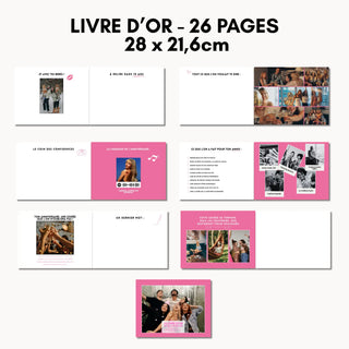 Dernières pages personnalisables du livre d'or anniversaire 30 ans : confidences, chanson, dernier mot