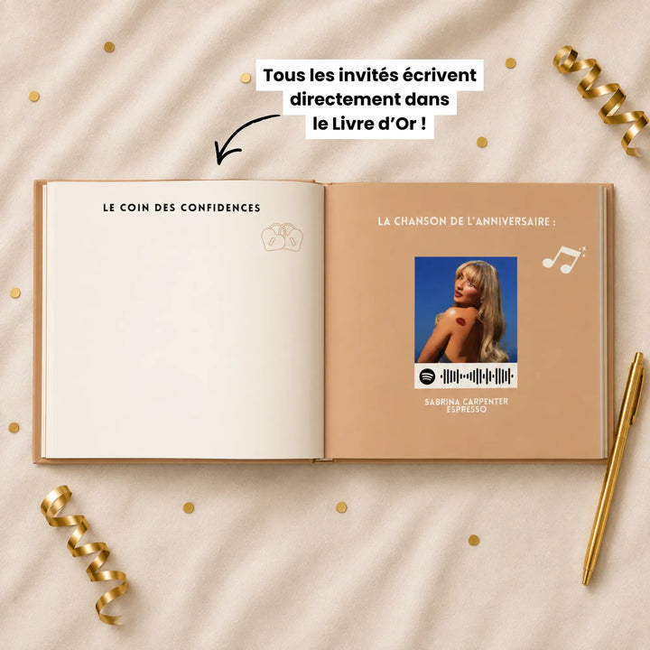 Page coin des confidences et chanson de l&