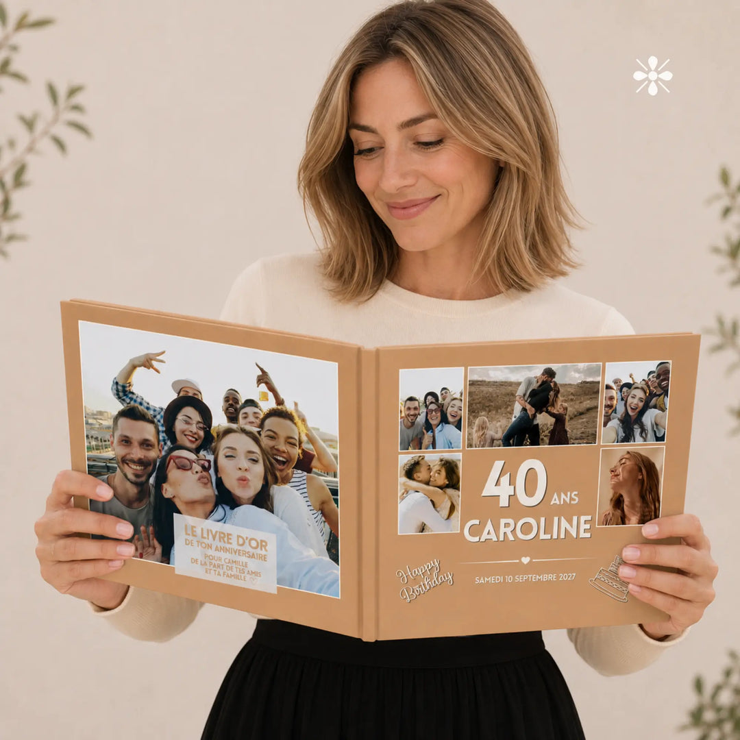 Femme tenant le livre d&