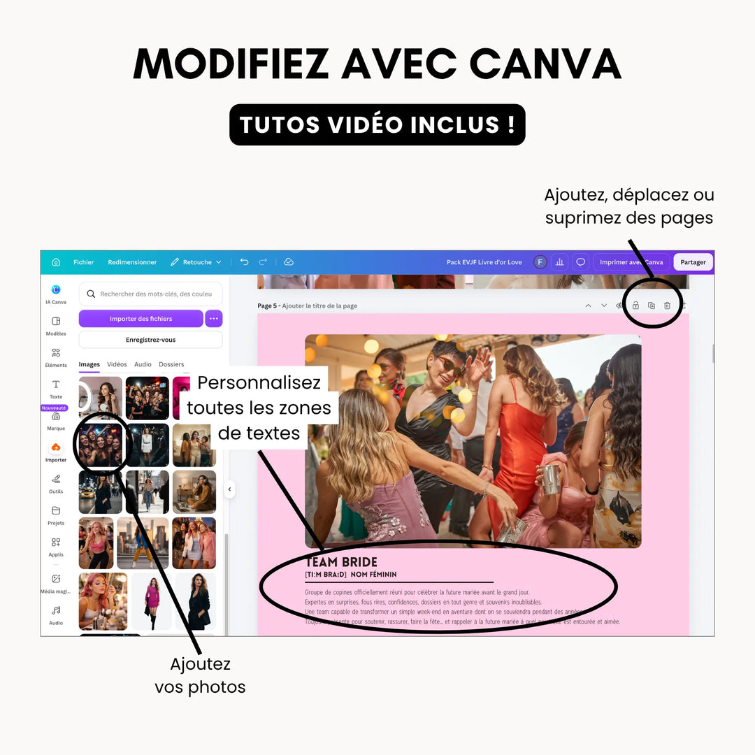 Comment personnaliser le livre d&
