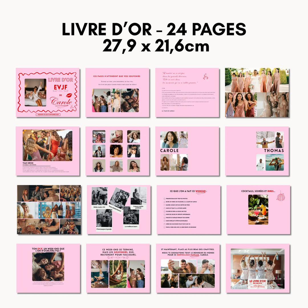 Détails des pages dans le livre d&