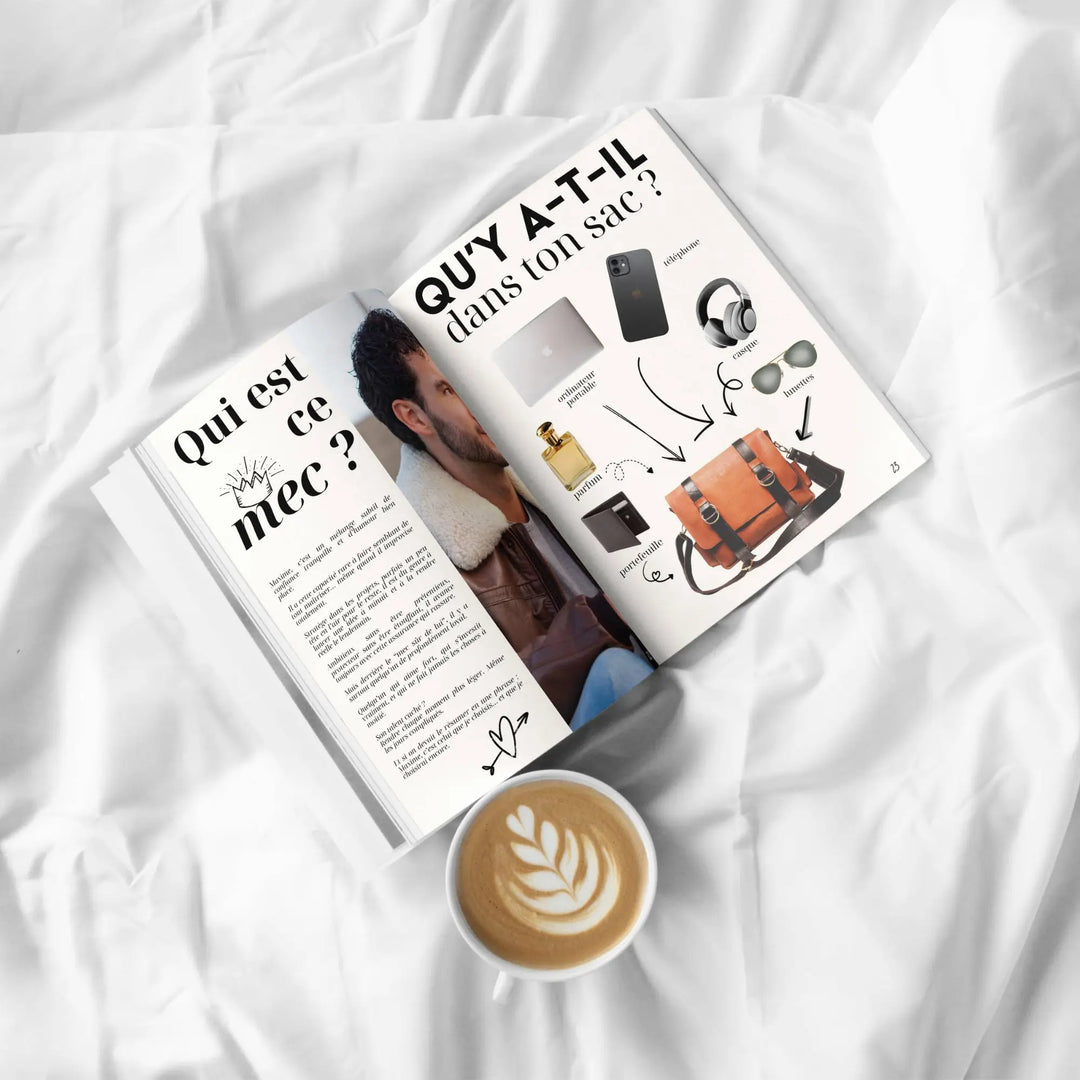 Magazine Personnalisé Anniversaire Homme | Modèle Canva à personnaliser