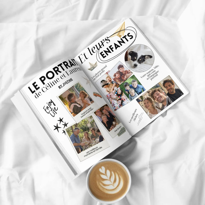 Magazine Personnalisé Parents | Modèle Canva à personnaliser