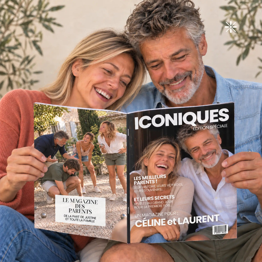 Magazine Personnalisé Parents | Modèle Canva à personnaliser