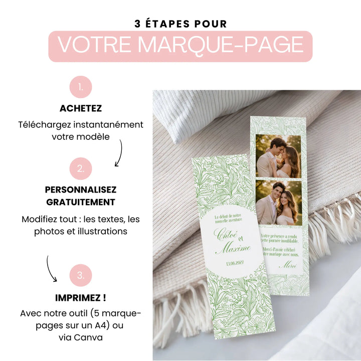 Comment faire son arque-page de mariage pour offrir à ses invités, économique et personnalisé.