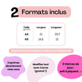 Charger l'image dans la visionneuse de la galerie, Formats A4 et A5 inclus pour les jeux EVJF à personnaliser sur Canva et imprimer à la maison ou chez un pro

