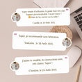 Charger l'image dans la visionneuse de la galerie, Avis clients sur le pack baptême personnalisable, soulignant la clarté des instructions et la facilité d’utilisation.

