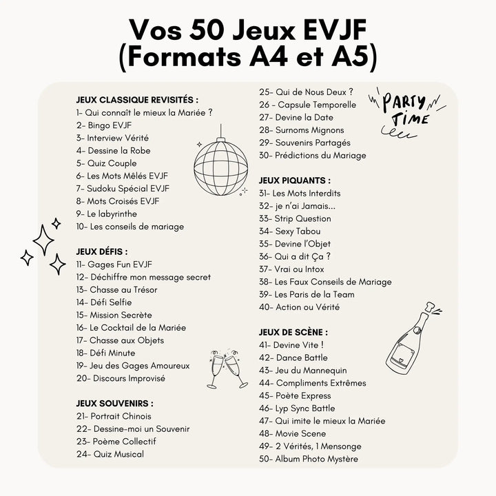 Kit EVJF personnalisé essentiel Love