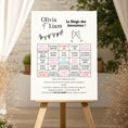 Charger l'image dans la visionneuse de la galerie, Jeu mariage bingo des amoureux, animation drôle et interactive pour invités à imprimer.
