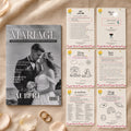 Pack Mariage Magazine + Jeux | Modèles Canva à personnaliser