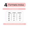 Charger l'image dans la visionneuse de la galerie, Formats inclus plan de table mariage – fichiers imprimables aux tailles A0, A1, A2, A3 et marque-places 9,5 x 9,25 cm.
