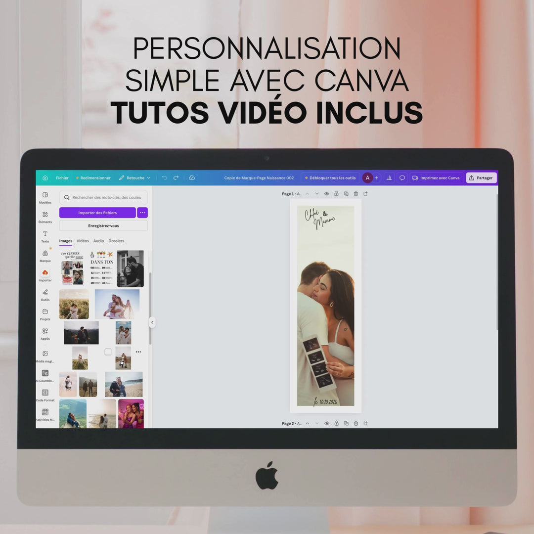 Vidéo montrant la personnalisation d&