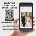 Charger et lire la vidéo dans la visionneuse de la galerie, Vidéo d’invitation mariage originale personnalisable à envoyer au format vertical MP4.
