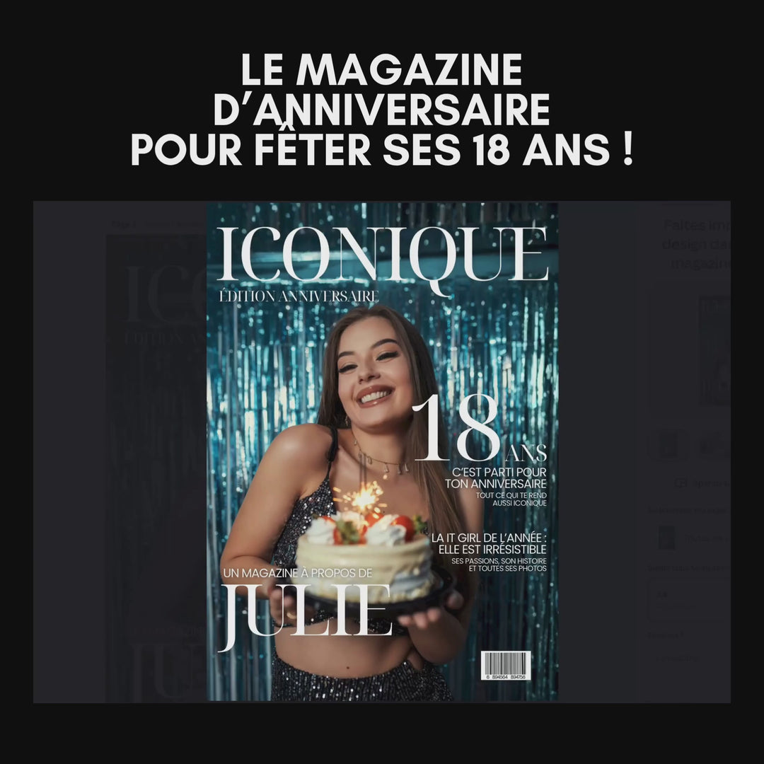 Vidéo des pages du magazine 18 ans pour elle.